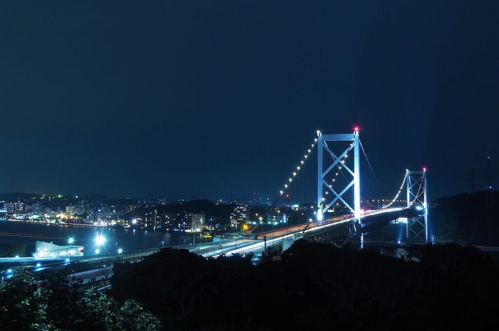 関門橋夜景